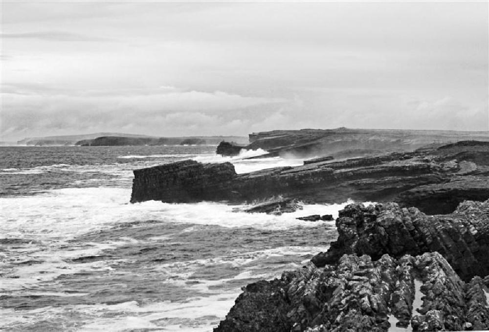 Rough weather at the Bridges of Ross, Loop Head, Co. Clare