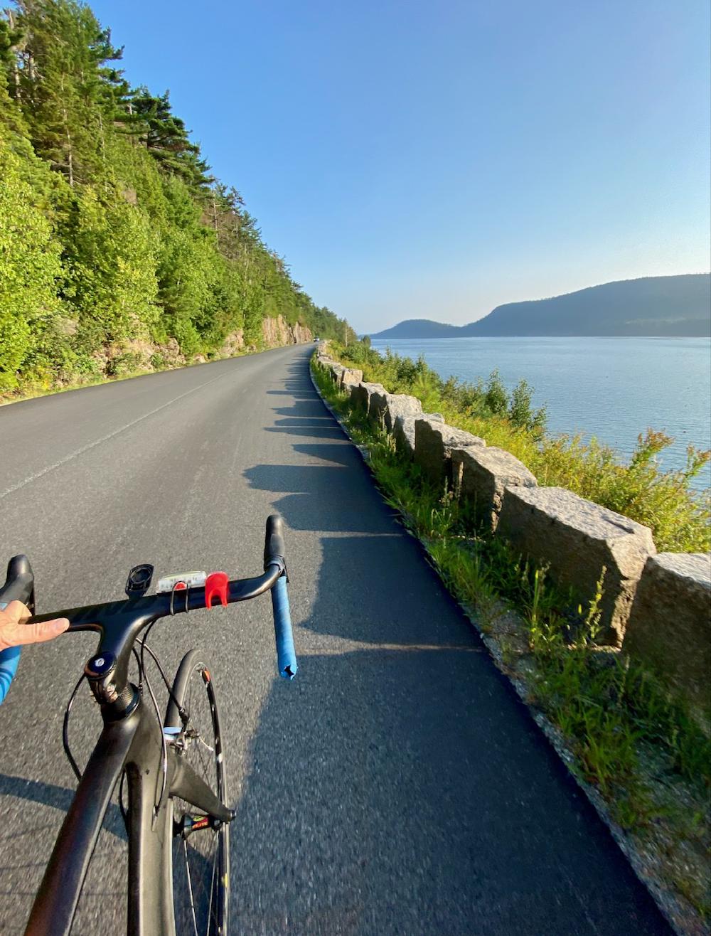 Cycling Somme Sound, Acadia